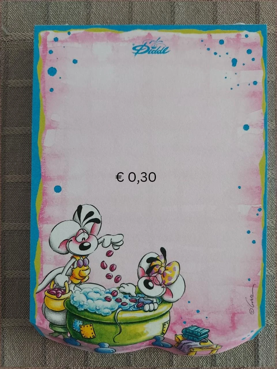 * Diddl relief blaadje 74 *
